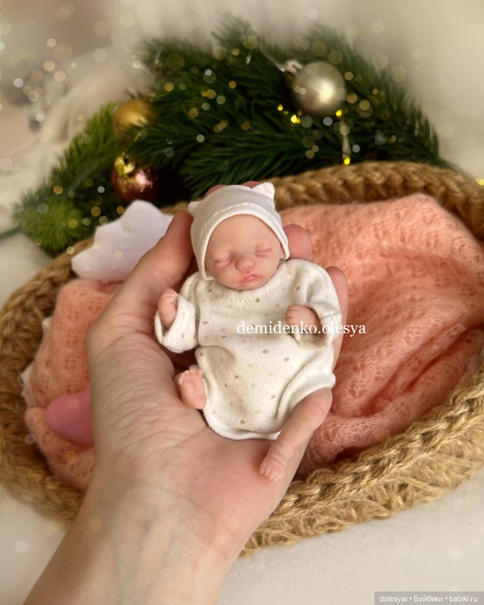 Миниреборн Оливия — Авторские миниатюрные куклы: лепка