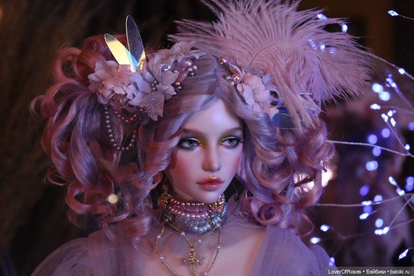 Парики с украшениями — Одежда и обувь для кукол BJD (БЖД): 1/3