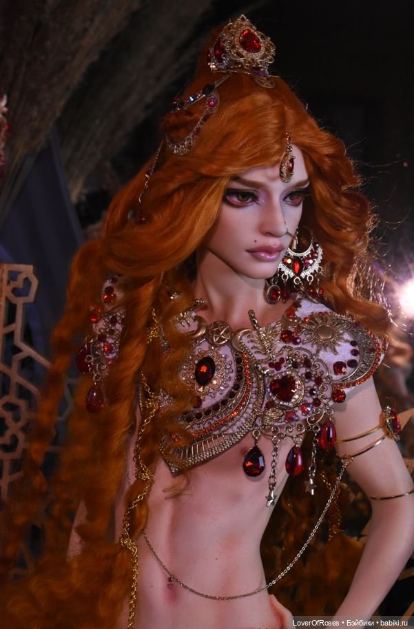 Парики с украшениями — Одежда и обувь для кукол BJD (БЖД): 1/3 (фото 8)