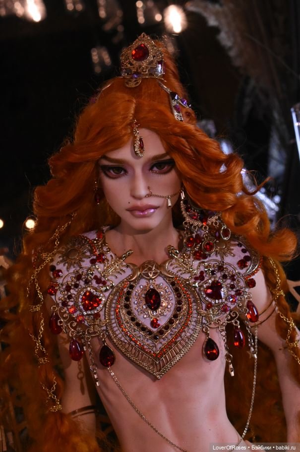 Парики с украшениями — Одежда и обувь для кукол BJD (БЖД): 1/3 (фото 7)