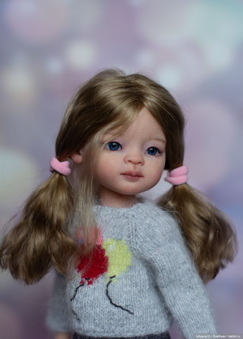 Юлька и гусь-обнимусь — ООАК Paola Reina (Паола Рейна) и испанских кукол: перерисовка (фото 9)