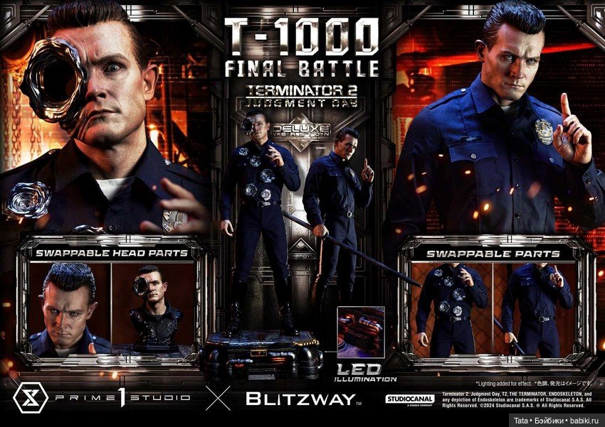 Prime 1 Studio - статуя Терминатора Т-1000 (фото 10)