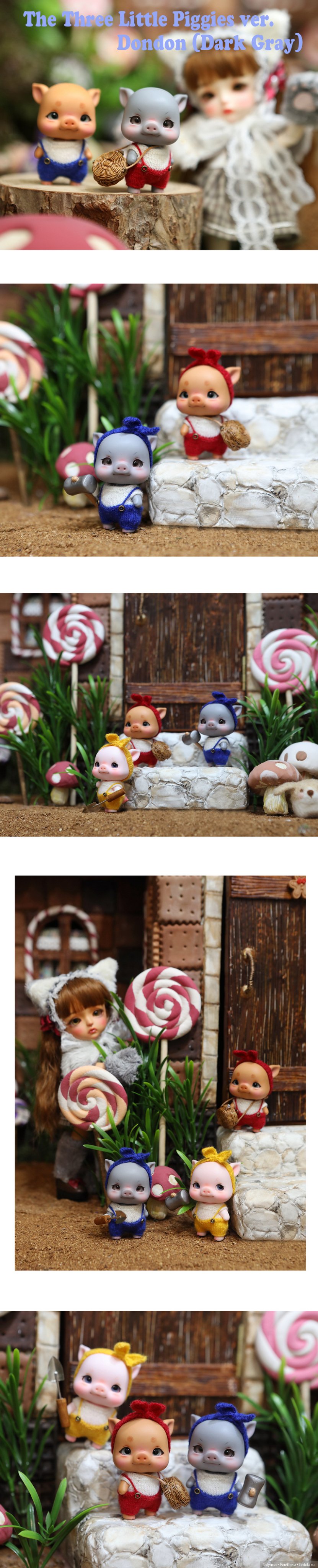 Lati - 3 поросенка и волк Lea (фото 3)