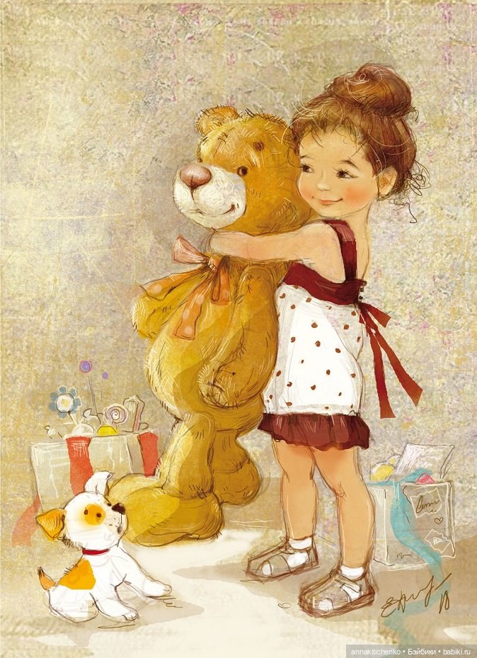 Добро пожаловать в детство! Нежные акварельные иллюстрации Екатерины Бабок