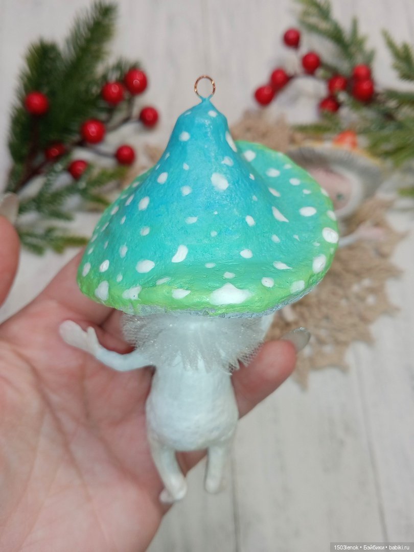 Грибочки — Лепка авторских игрушек и папье (фото 5)