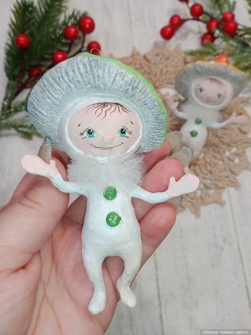 Грибочки — Лепка авторских игрушек и папье (фото 2)