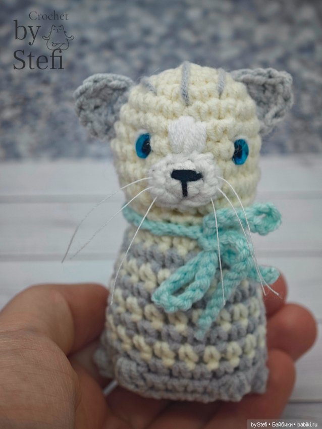 Новый котейка — Вязаные игрушки и амигуруми: крючком (фото 8)