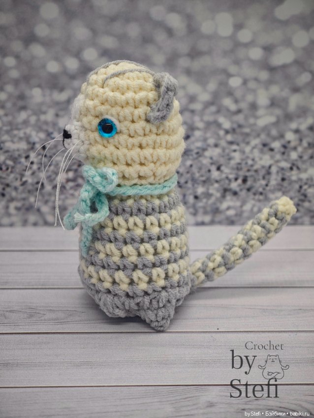Новый котейка — Вязаные игрушки и амигуруми: крючком (фото 4)