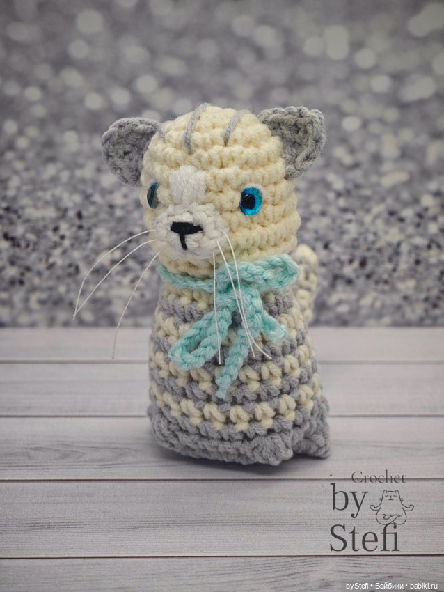 Новый котейка — Вязаные игрушки и амигуруми: крючком (фото 5)