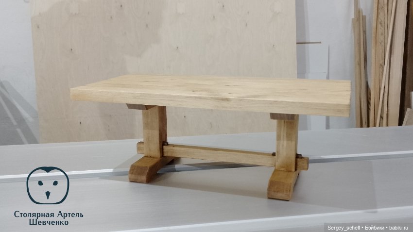 Стол 1/6 под старину — Мебель для кукол и домиков: фото (фото 2)