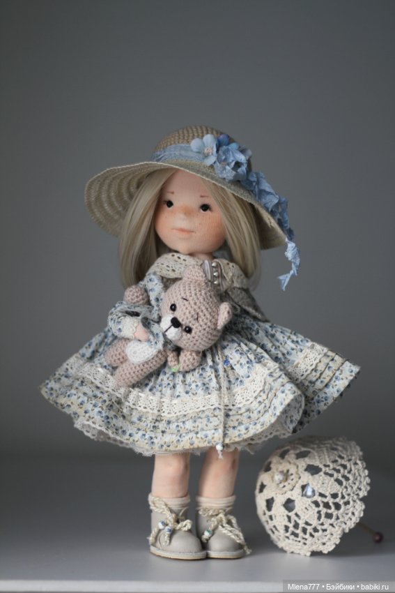 Ксюша - текстильная кукла