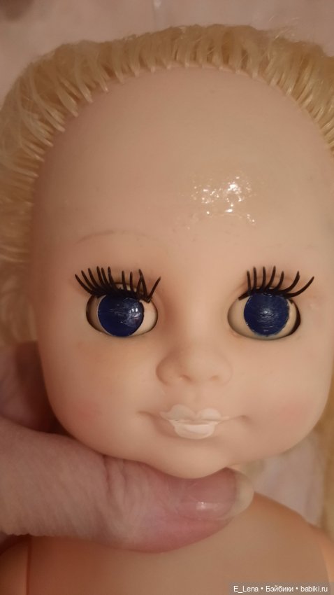 Ремонт куклы СССР — Ремонт кукол СССР и ГДР (немок): чернота (фото 2)