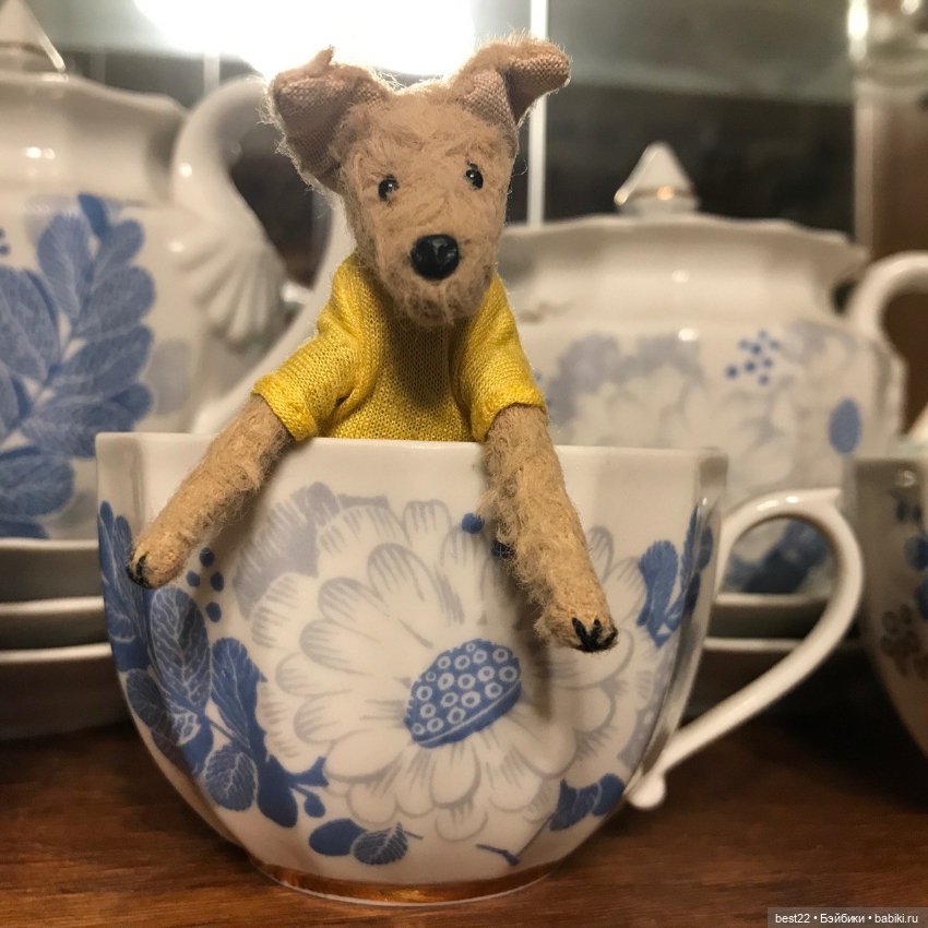 🐕 Гуччи — Домашние фото авторских игрушек: Тедди