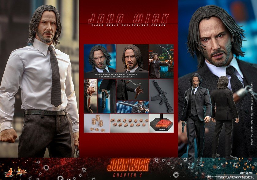 Hot Toys - экшн фигурка Джон Уика (фото 8)