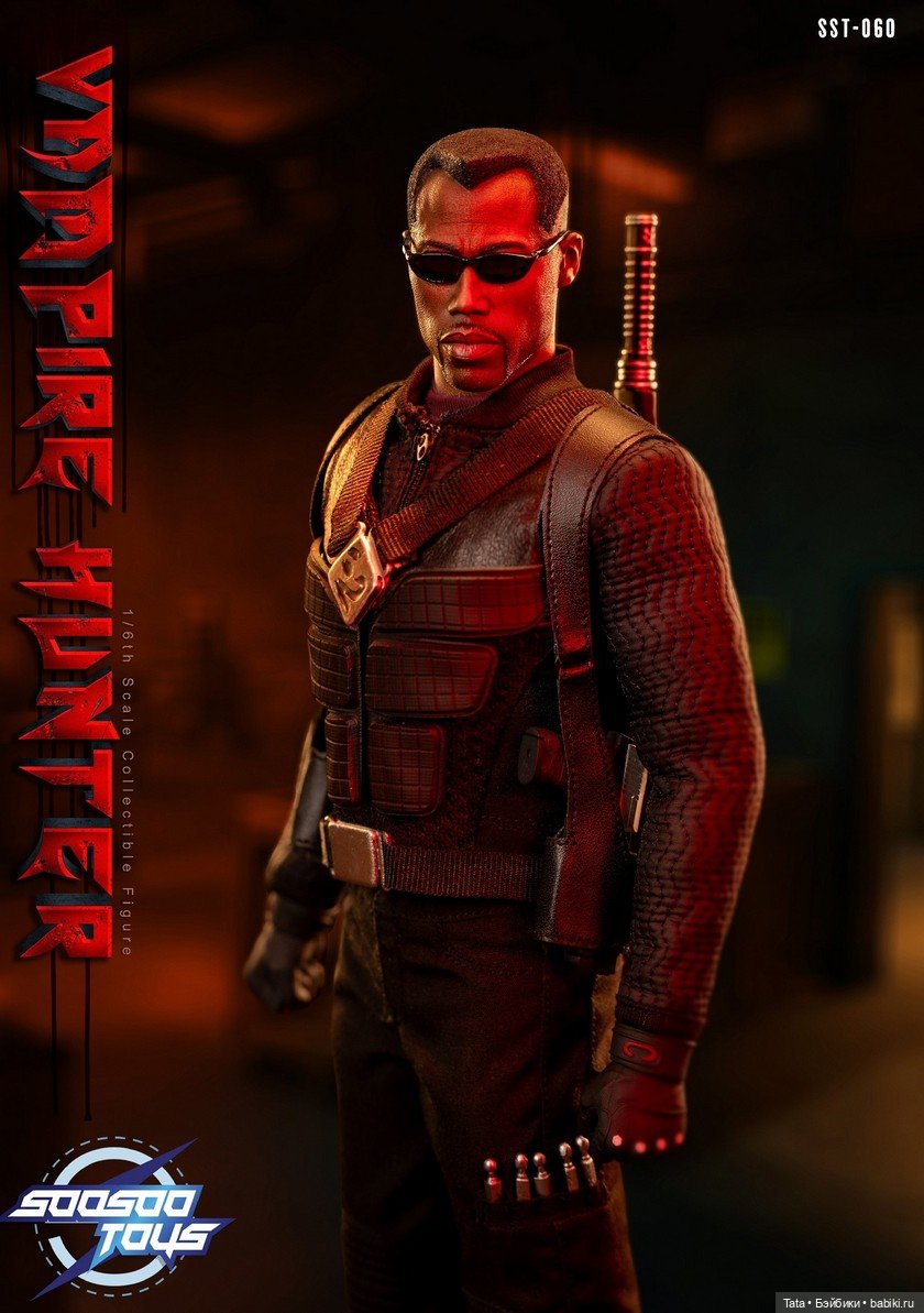 Soosootoys - экшн фигурка Блэйда Уэсли Снайпса (фото 7)