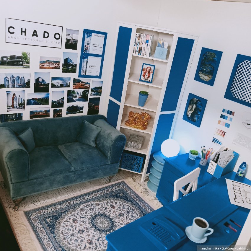 Офис Лекса — Румбоксы и кукольные интерьеры: фото