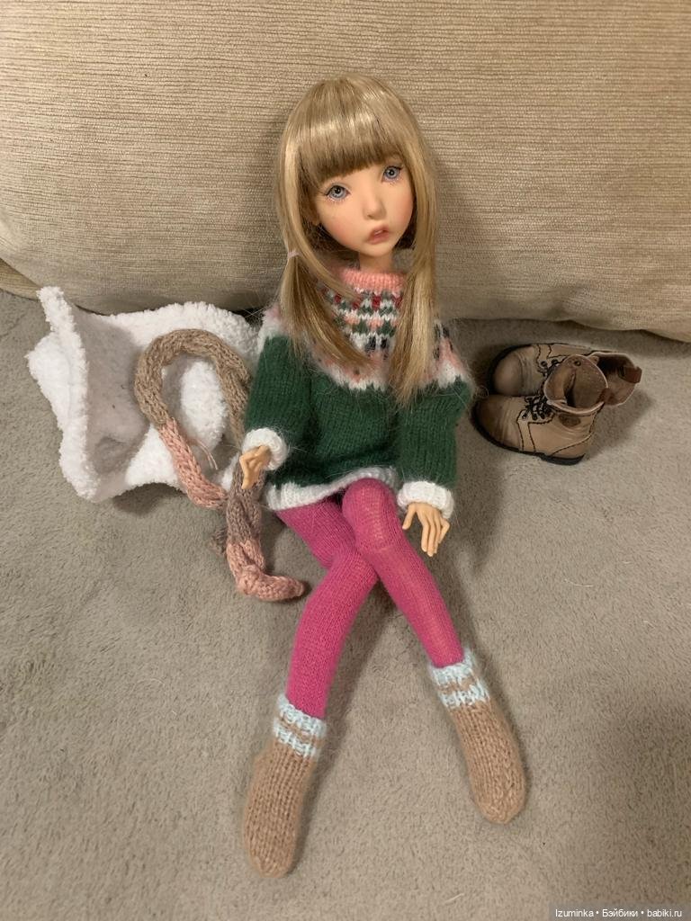 ... Лина приехала! Авторская кукла Татьяны Филенко (фото 5)