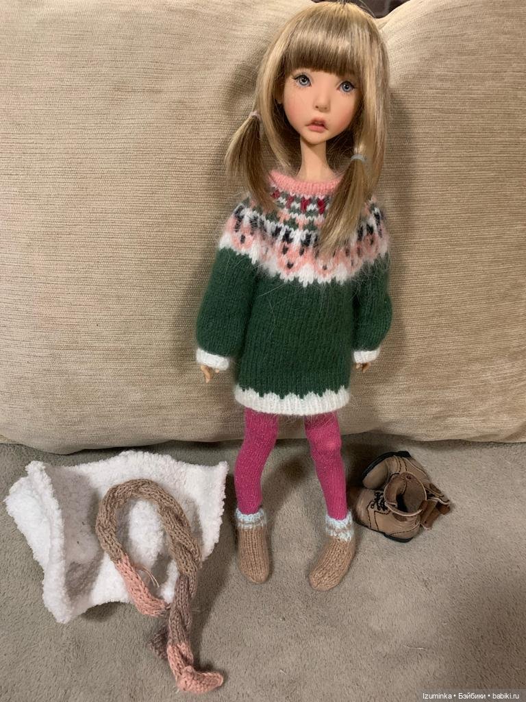 ... Лина приехала! Авторская кукла Татьяны Филенко (фото 6)