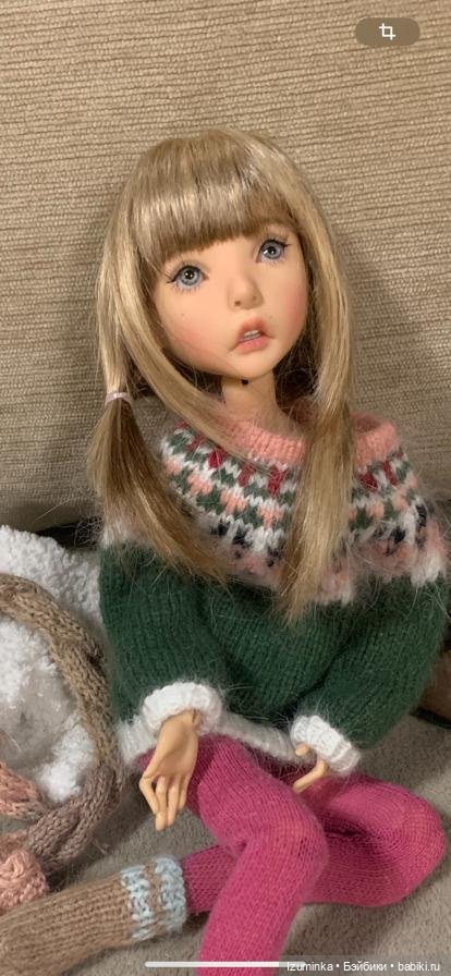 ... Лина приехала! Авторская кукла Татьяны Филенко (фото 4)
