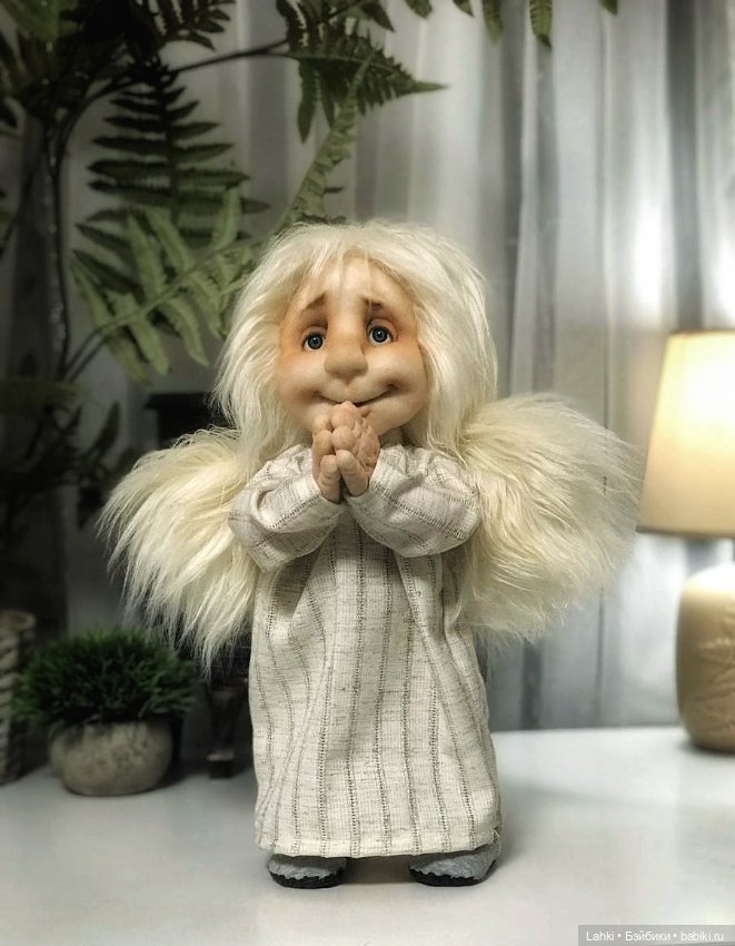 Ангелочек — Куклы из капрона и чулочной техники: авторские игрушки