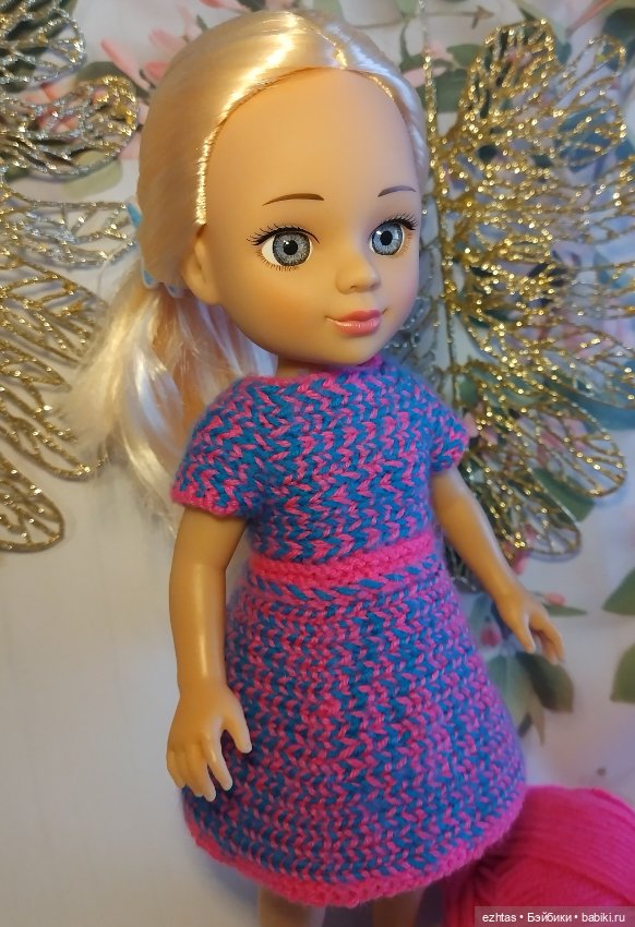 Жаккардовое двустороннее платье для Мэри (фото 5)