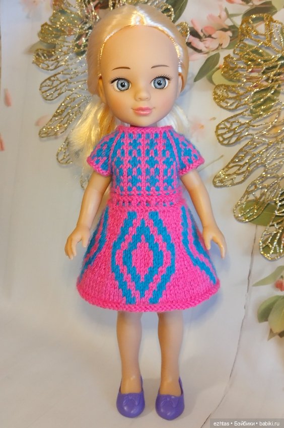 Жаккардовое двустороннее платье для Мэри