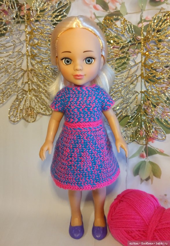 Жаккардовое двустороннее платье для Мэри (фото 3)