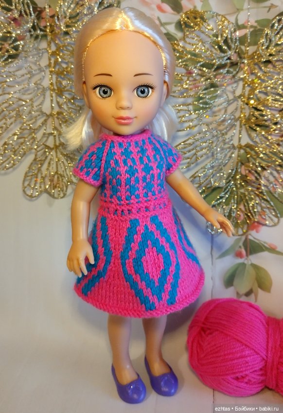 Жаккардовое двустороннее платье для Мэри (фото 2)