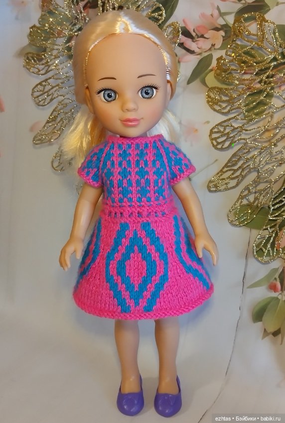 Жаккардовое двустороннее платье для Мэри