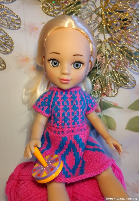 Жаккардовое двустороннее платье для Мэри