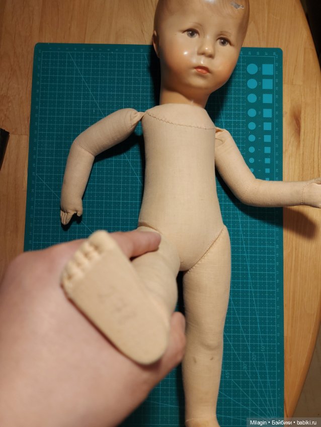 Старенький мальчик — Куклы Kathe Kruse (Кате/Кэте Крузе): фото (фото 4)