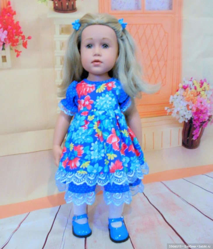 Бесплатная выкройка рукава "фонарик" для кукол ГОТЦ 48-50 см (фото 6)