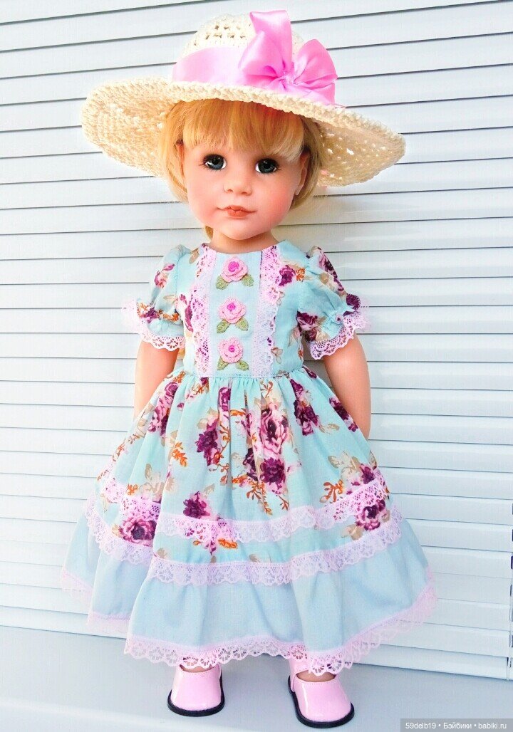 Бесплатная выкройка рукава "фонарик" для кукол ГОТЦ 48-50 см (фото 8)