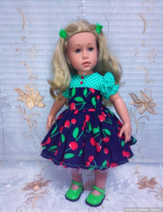 Бесплатная выкройка рукава "фонарик" для кукол ГОТЦ 48-50 см