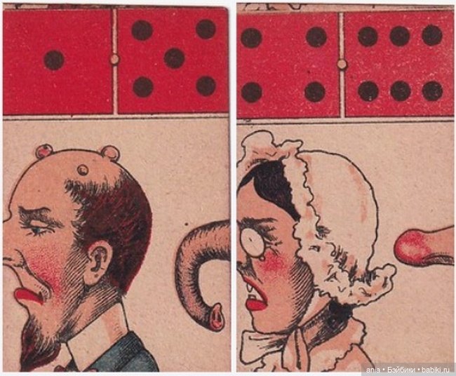 Юмористическое старинное домино (фото 3)