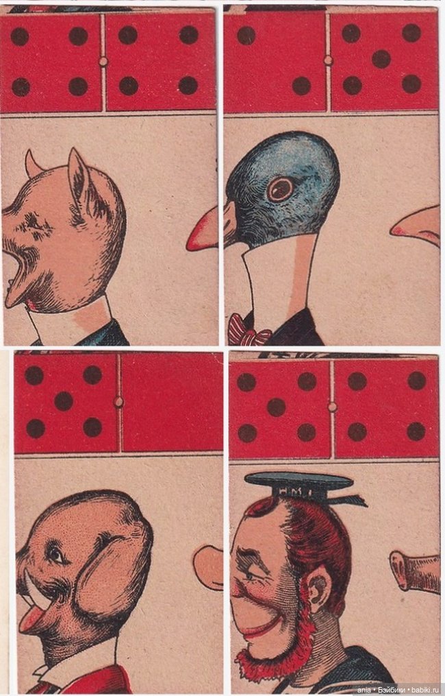 Юмористическое старинное домино (фото 2)