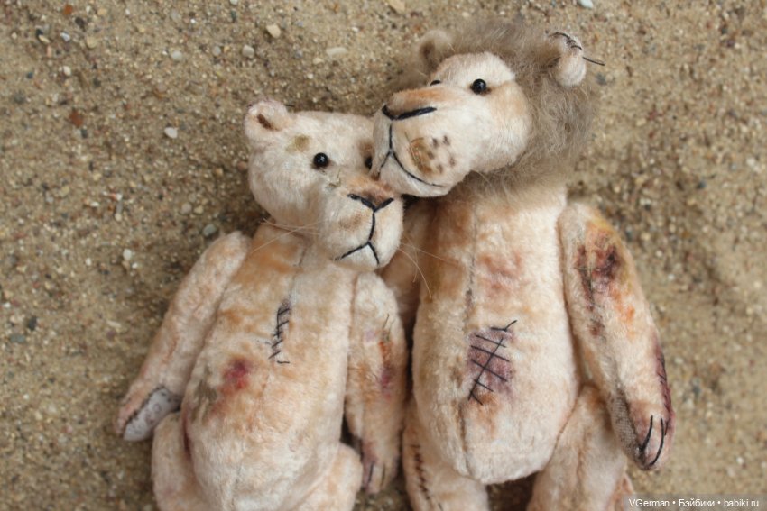 Тедди львы — Авторские мишки Тедди и друзья: фото