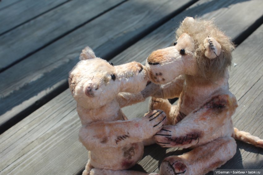 Тедди львы — Авторские мишки Тедди и друзья: фото (фото 4)