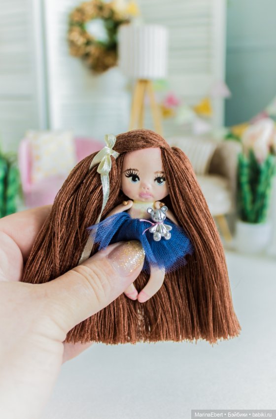 ⭐⭐⭐Кукла - брошь Лили⭐⭐⭐ — Авторские миниатюрные куклы: лепка