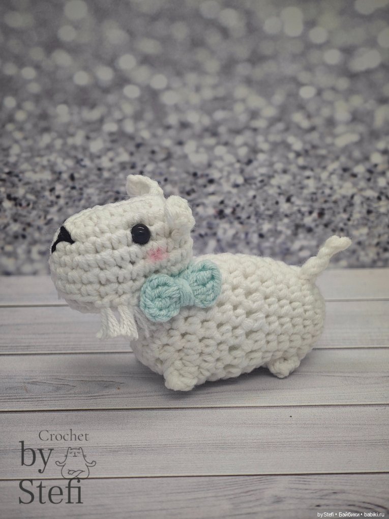 Новый пёсель — Вязаные игрушки и амигуруми: крючком (фото 9)