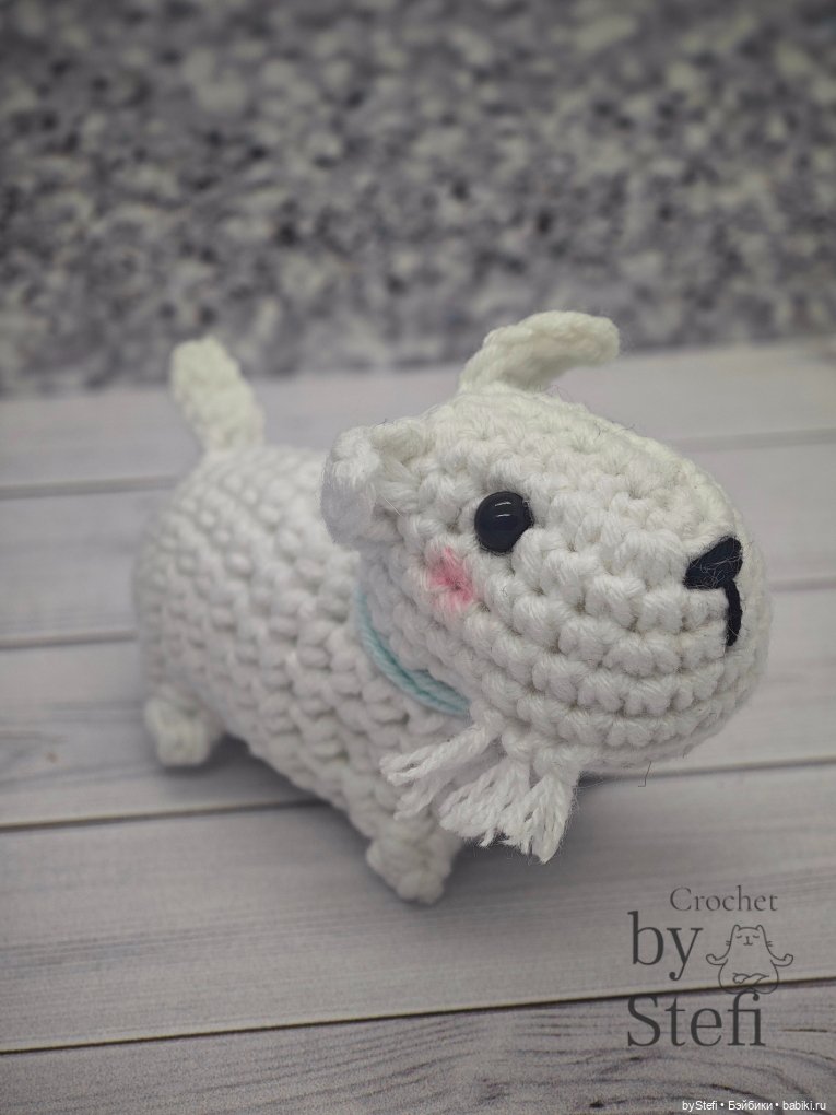 Новый пёсель — Вязаные игрушки и амигуруми: крючком