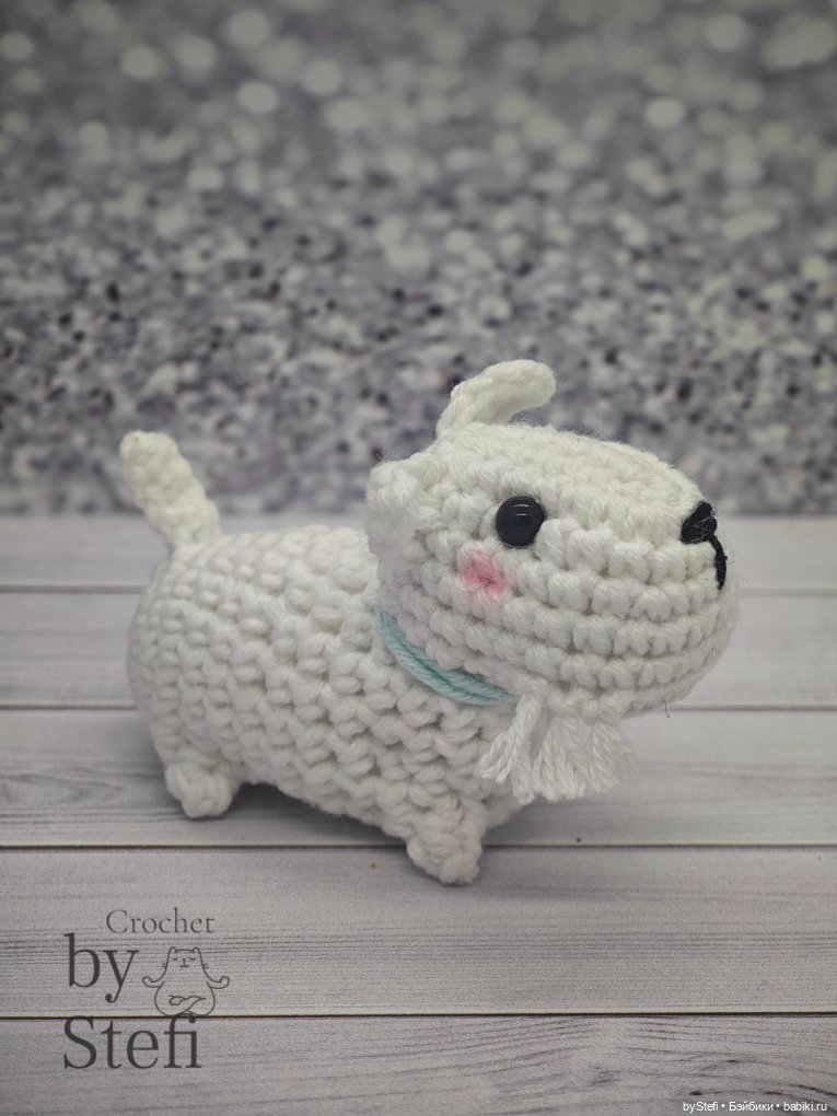 Новый пёсель — Вязаные игрушки и амигуруми: крючком (фото 4)