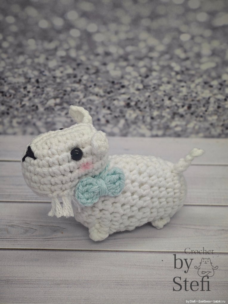 Новый пёсель — Вязаные игрушки и амигуруми: крючком (фото 8)
