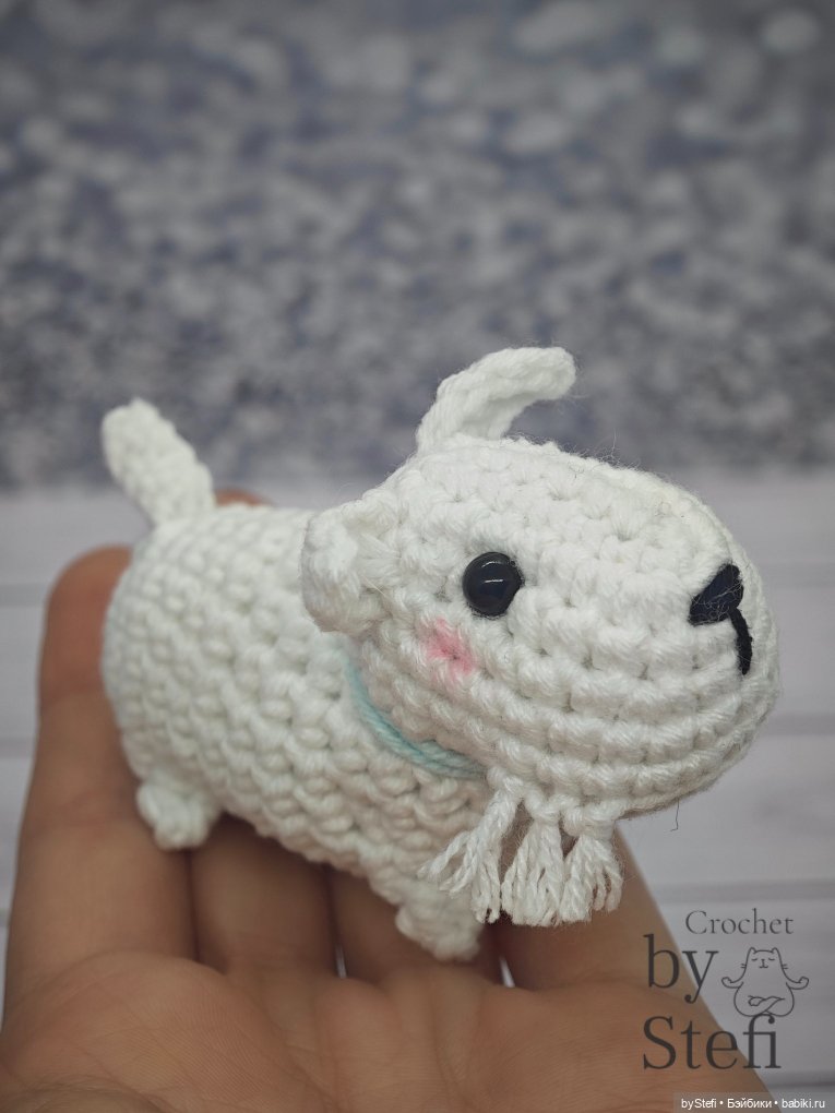 Новый пёсель — Вязаные игрушки и амигуруми: крючком