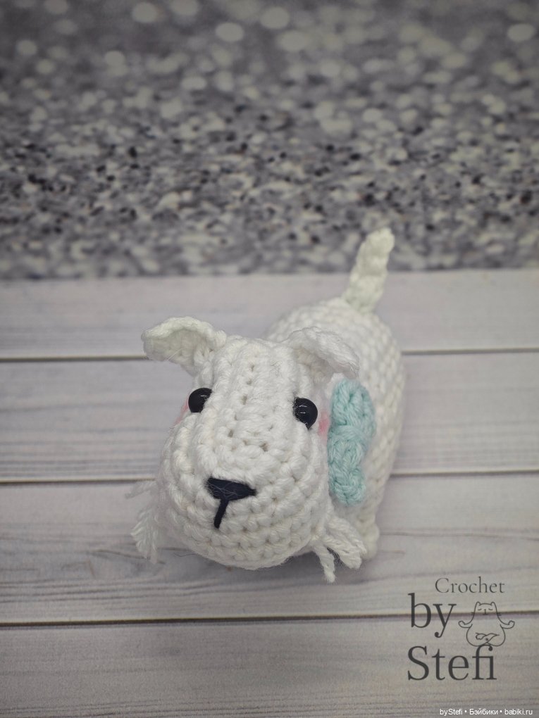 Новый пёсель — Вязаные игрушки и амигуруми: крючком (фото 6)