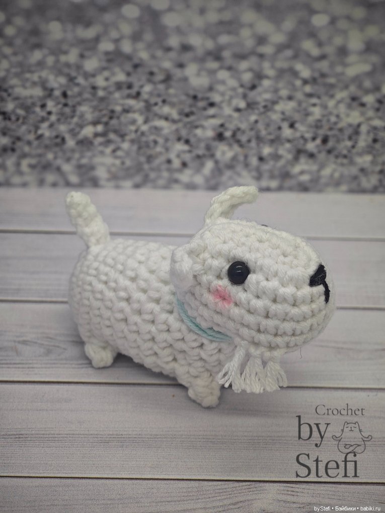 Новый пёсель — Вязаные игрушки и амигуруми: крючком (фото 3)