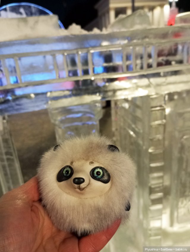 Панда Бу и выставка ледяных скульптур