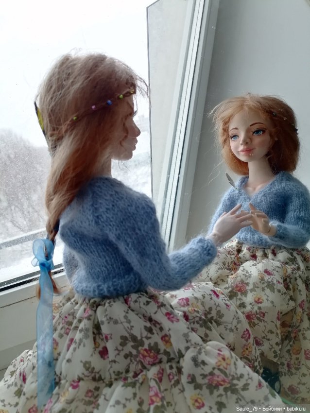 Кукла Ася Северная Весна — Авторские шарнирные куклы своими руками: лепка (фото 4)
