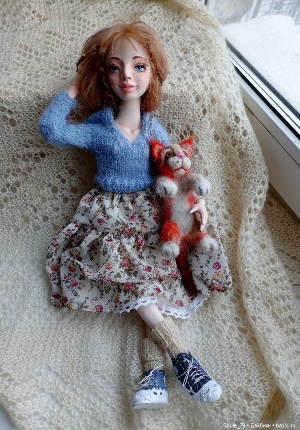 Кукла Ася Северная Весна — Авторские шарнирные куклы своими руками: лепка (фото 5)