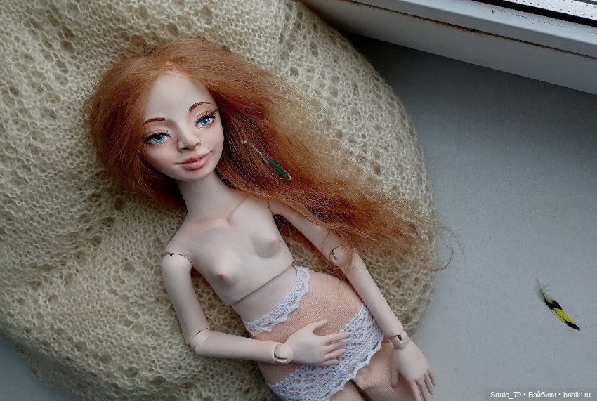 Кукла Ася Северная Весна — Авторские шарнирные куклы своими руками: лепка (фото 3)